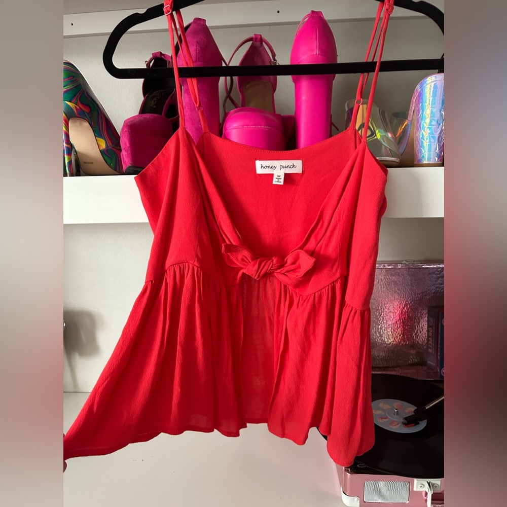 Red tank top- size medium